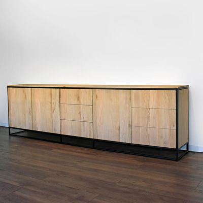 Dressoir met Eiken en Staal