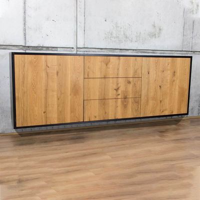 Zwevend Dressoir Tweekleurig Eiken