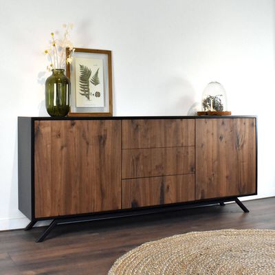 Notenhout dressoir retro & modern | Mondy