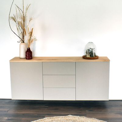 Zwevend Dressoir MDF & Eiken | Centre