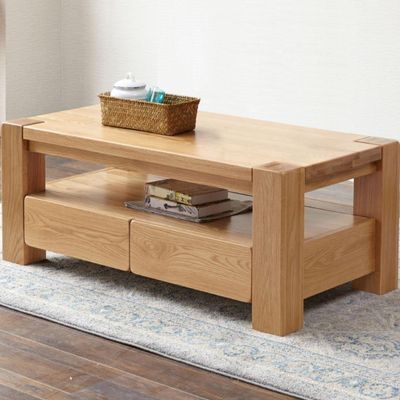 Cuba Solid Oak Large Coffee Table