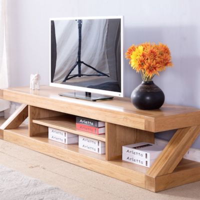 Zara Large Oak Large Entertainment Unit