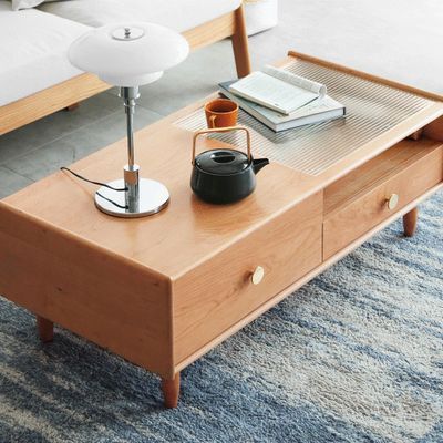 Prunus Solid Cherry Medium Coffee Table