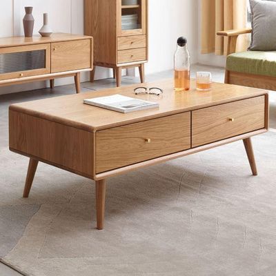 Oslo Natural Solid Oak Coffee Table Design 2