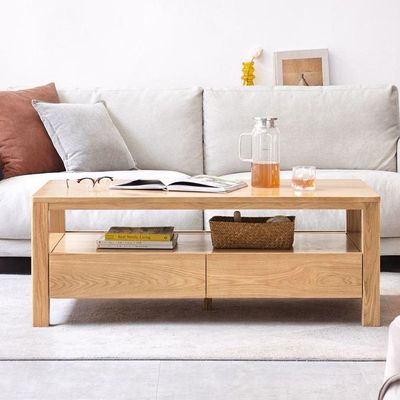 Humbie Natural Solid Oak Coffee Table