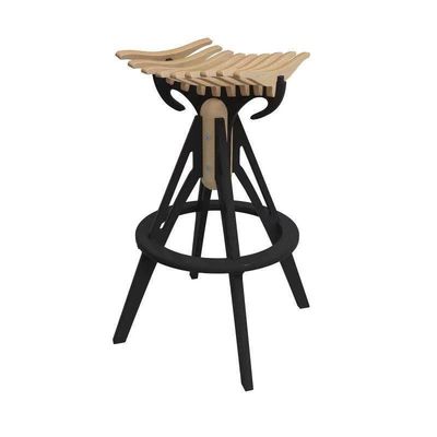 Fish Bone Designed 650cm Bar Stool