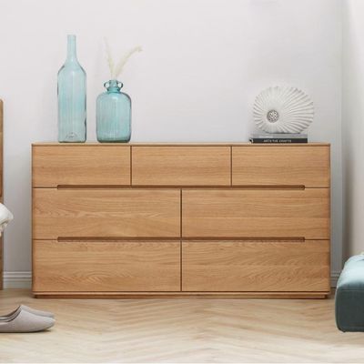 Manchester Natural Solid Oak 3+4 Chest of Drawers