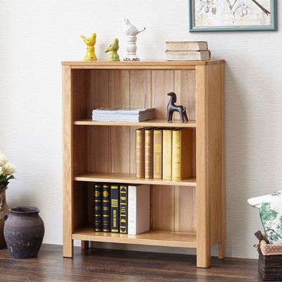 Humbie Natural Solid Oak Small Bookcase