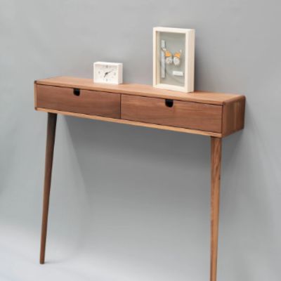 MIDCENTURY CONSOLE HALLWAY TABLE IN SOLID WOOD