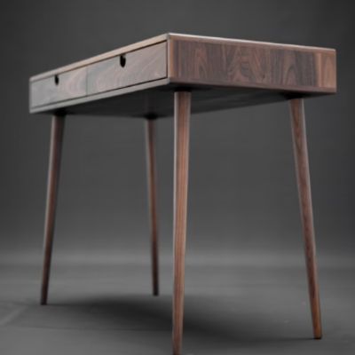 MIDCENTURY SOLID TIMBER DESK