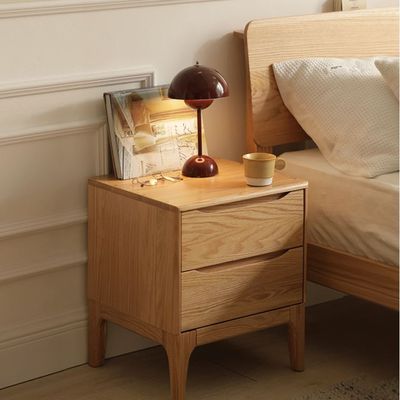 Berlin Natural Bedside Table