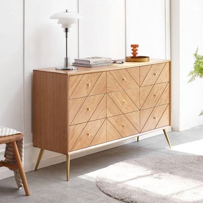 Parquet 9 Drawers Chest Sideboard