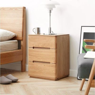 Manchester Natural Solid Oak Bedside Table