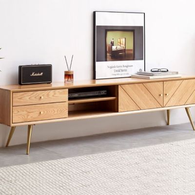 Parquet Solid Oak TV Unit