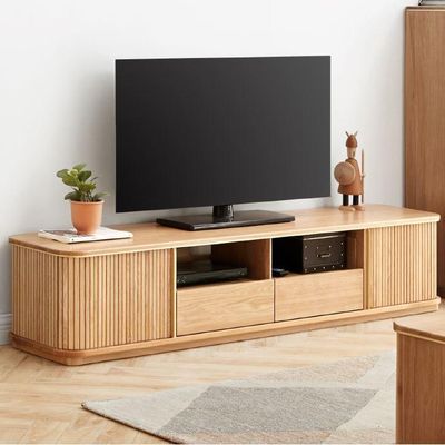 Lena Natural Solid Oak TV Unit