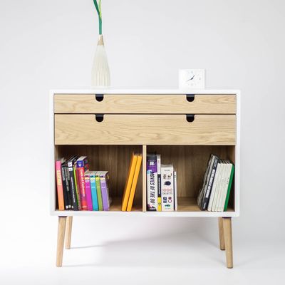 MIDCENTURY LACQUERED SOLID TIMBER SIDEBOARD 02