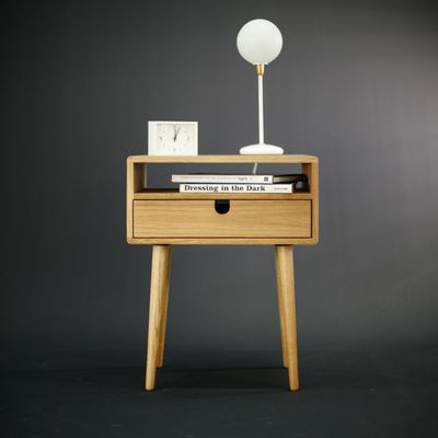 SHELF MIDCENTURY NIGHTSTAND