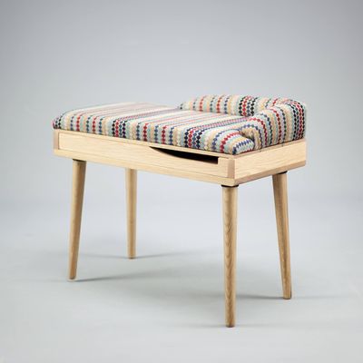 COUZY UPHOLSTERED SOLID TIMBER BENCH